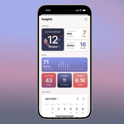 ios 18 journal app